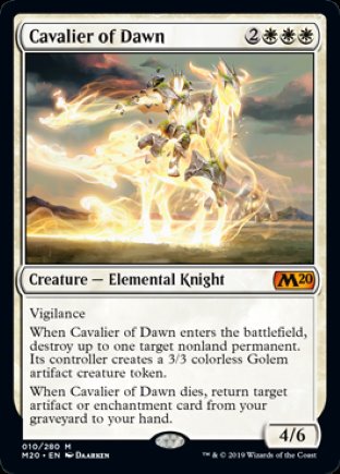 Cavalier of Dawn | Core Set 2020