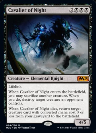 Cavalier of Night | Core Set 2020