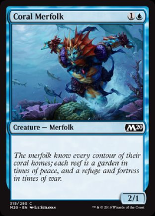 Coral Merfolk | Core Set 2020