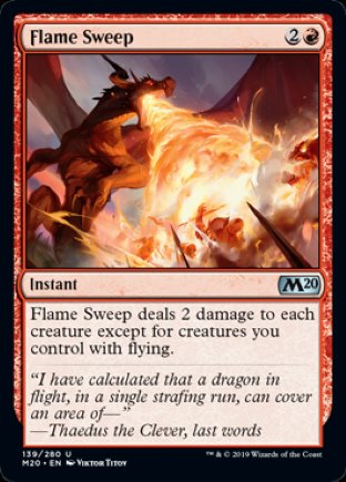 Flame Sweep | Core Set 2020