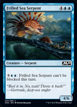 Frilled Sea Serpent | Core Set 2020