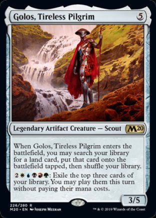 Golos, Tireless Pilgrim | Core Set 2020