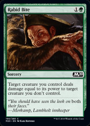 Rabid Bite | Core Set 2020