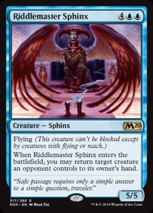 Riddlemaster Sphinx | Core Set 2020