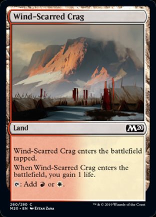 Wind-Scarred Crag | Core Set 2020