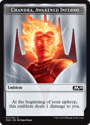 Chandra, Awakened Inferno emblem | Core Set 2020