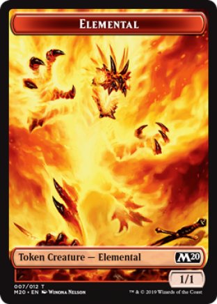 Elemental token | Core Set 2020