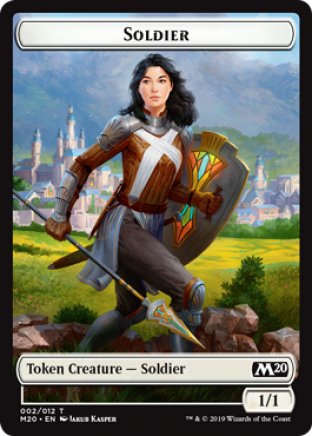 Soldier token | Core Set 2020