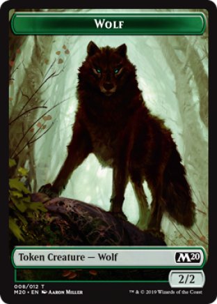 Wolf token | Core Set 2020