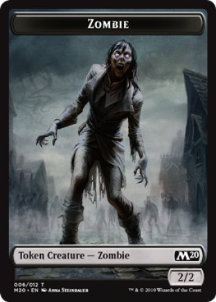 Zombie token | Core Set 2020