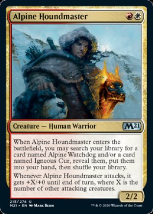 Alpine Houndmaster | Core Set 2021