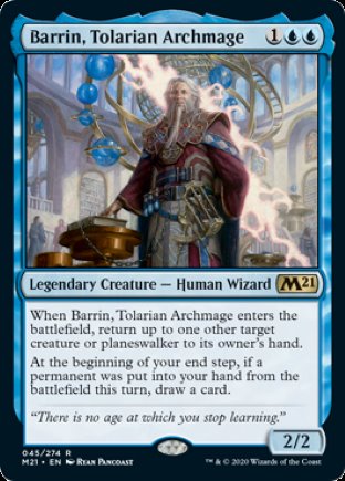Barrin, Tolarian Archmage | Core Set 2021