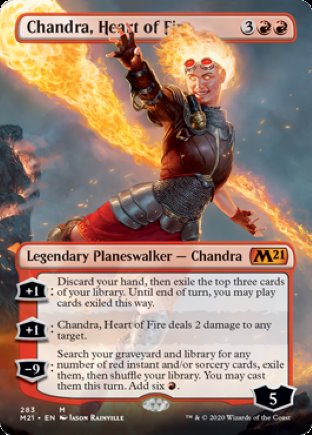 Chandra, Heart of Fire | Core Set 2021 (BL)