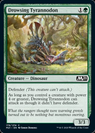 Drowsing Tyrannodon | Core Set 2021