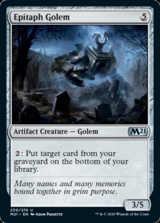 Epitaph Golem | Core Set 2021