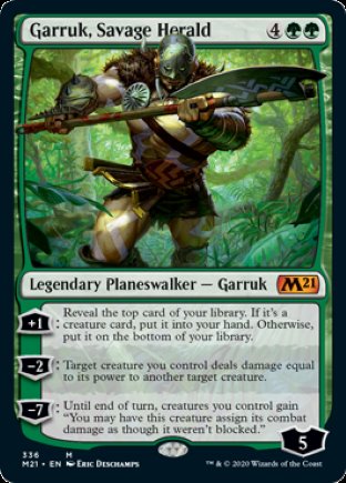 Garruk, Savage Herald | Core Set 2021