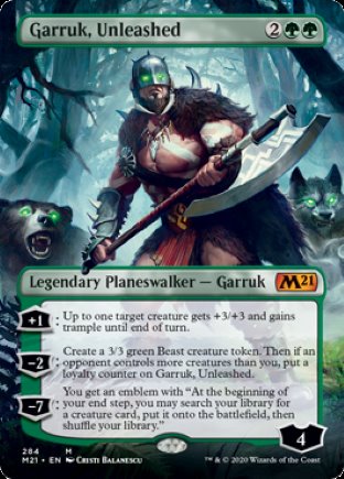 Garruk, Unleashed | Core Set 2021 (BL)