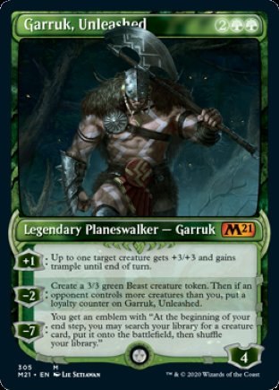 Garruk, Unleashed | Core Set 2021 (SC)