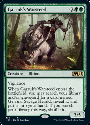 Garruk’s Warsteed