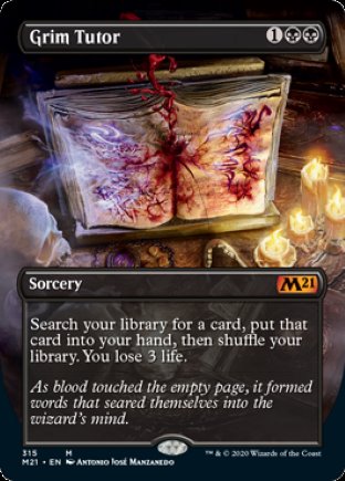 Grim Tutor | Core Set 2021 (BL)