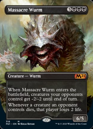 Massacre Wurm | Core Set 2021