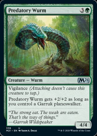 Predatory Wurm | Core Set 2021