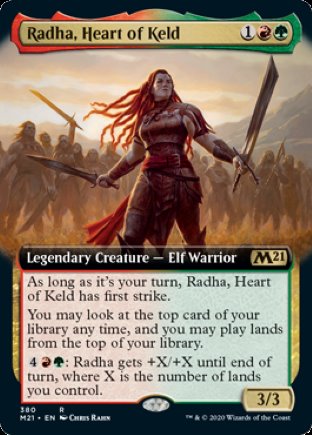 Radha, Heart of Keld | Core Set 2021 (EA)