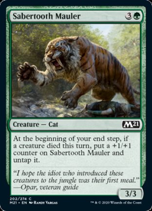 Sabertooth Mauler | Core Set 2021