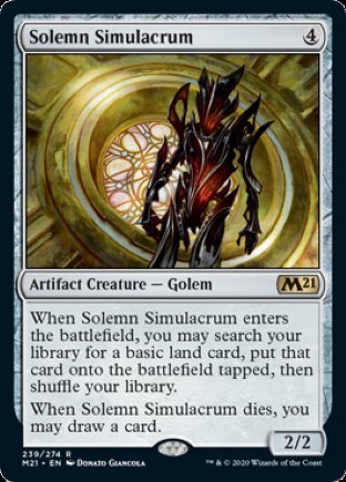 Solemn Simulacrum | Core Set 2021