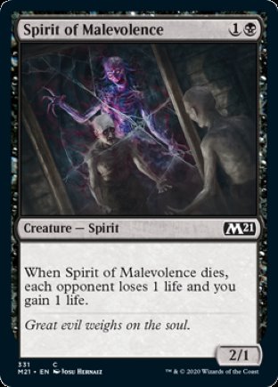 Spirit of Malevolence | Core Set 2021