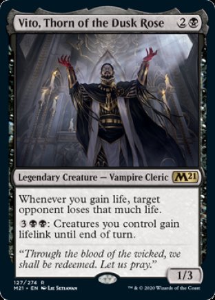 Vito, Thorn of the Dusk Rose | Core Set 2021