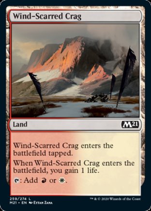 Wind-Scarred Crag | Core Set 2021
