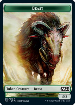 Beast token | Core Set 2021