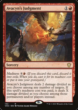 Avacyn’s Judgment | Crimson Vow Commander