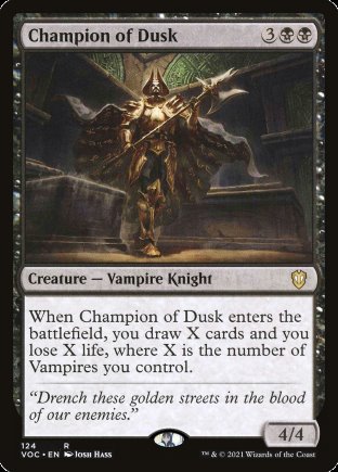 Champion of Dusk | Crimson Vow Commander