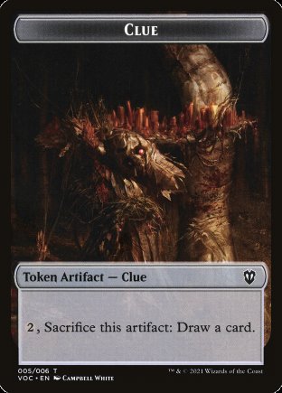 Clue token | Crimson Vow Commander
