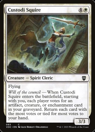 Custodi Squire | Crimson Vow Commander