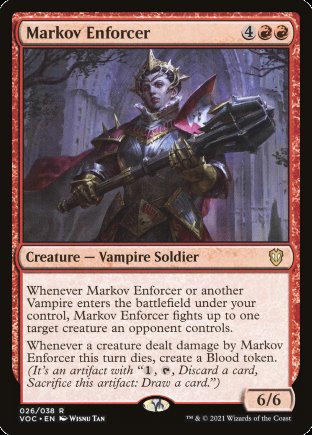 Markov Enforcer | Crimson Vow Commander