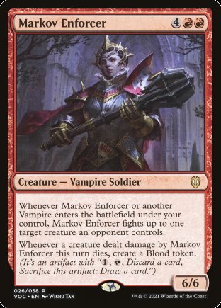Markov Enforcer | Crimson Vow Commander