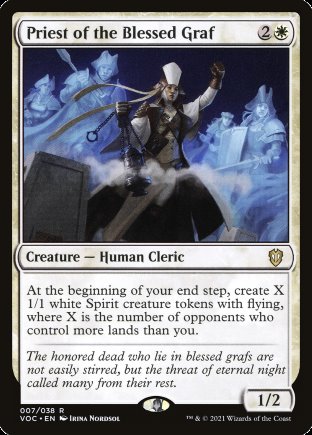 Priest of the Blessed Graf | Crimson Vow Commander