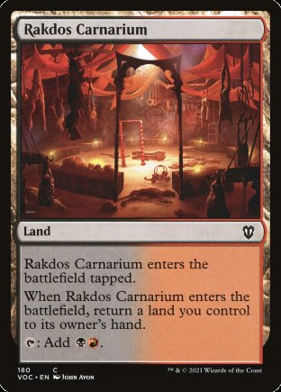 Rakdos Carnarium | Crimson Vow Commander