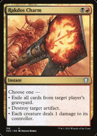 Rakdos Charm | Crimson Vow Commander