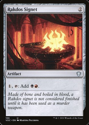 Rakdos Signet | Crimson Vow Commander