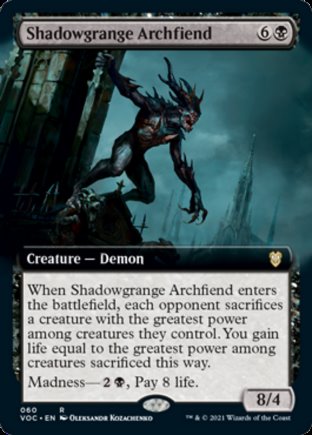 Shadowgrange Archfiend | Crimson Vow Commander