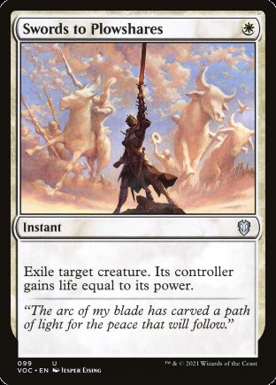 Swords to Plowshares | Crimson Vow Commander