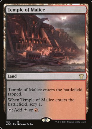 Temple of Malice | Crimson Vow Commander