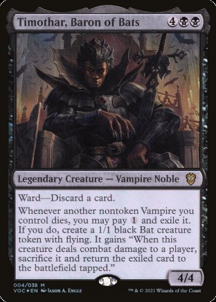 Timothar, Baron of Bats | Crimson Vow Commander