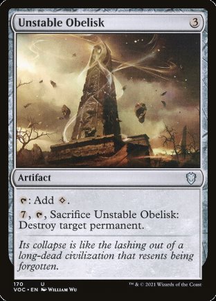 Unstable Obelisk | Crimson Vow Commander