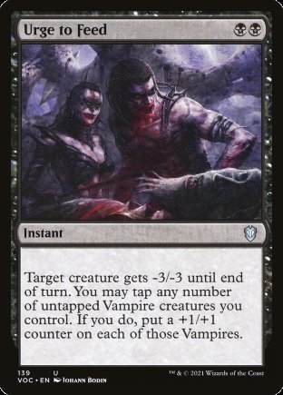Urge to Feed | Crimson Vow Commander
