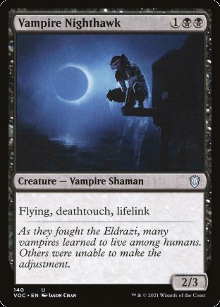 Vampire Nighthawk | Crimson Vow Commander